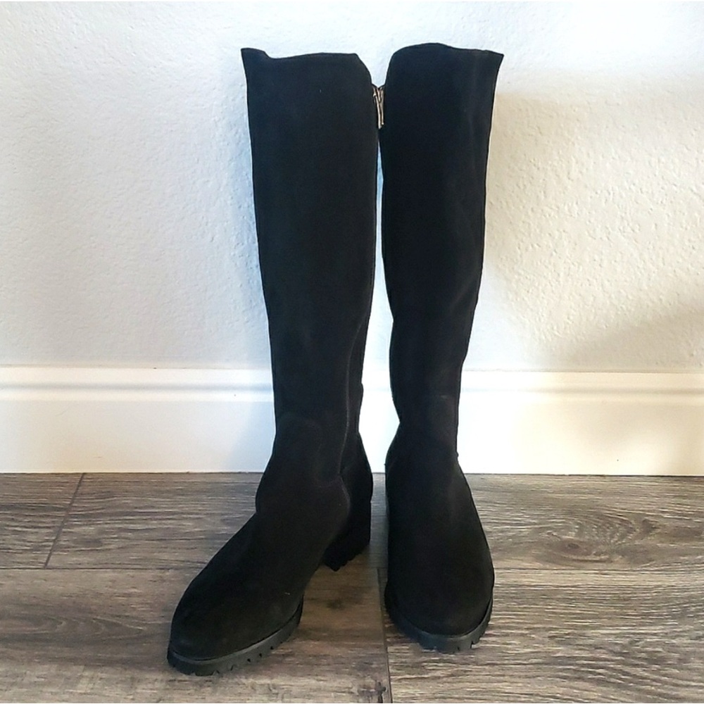 🌺SPRING SALE🌺 La Canadienne Susan Knee High Boots Waterproof Suede Black 9.5